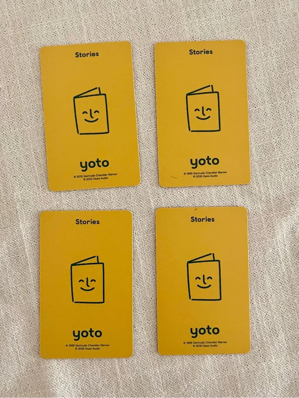 Yoto says four